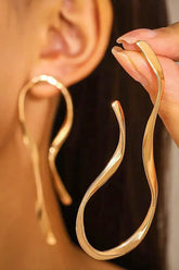 "Alloy Asymmetrical Earrings"