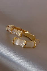 "Bamboo Joint Design Ring"
