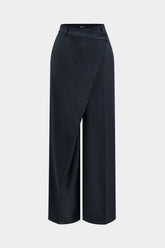 "Asymmetrical Wide Leg Trousers"