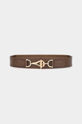 "Alloy Leather Belt"
