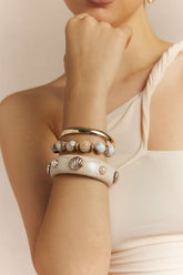 "Alloy Shell Beaded Bracelets"