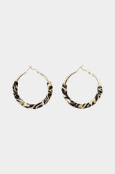 "Alloy Leopard Print Earrings"
