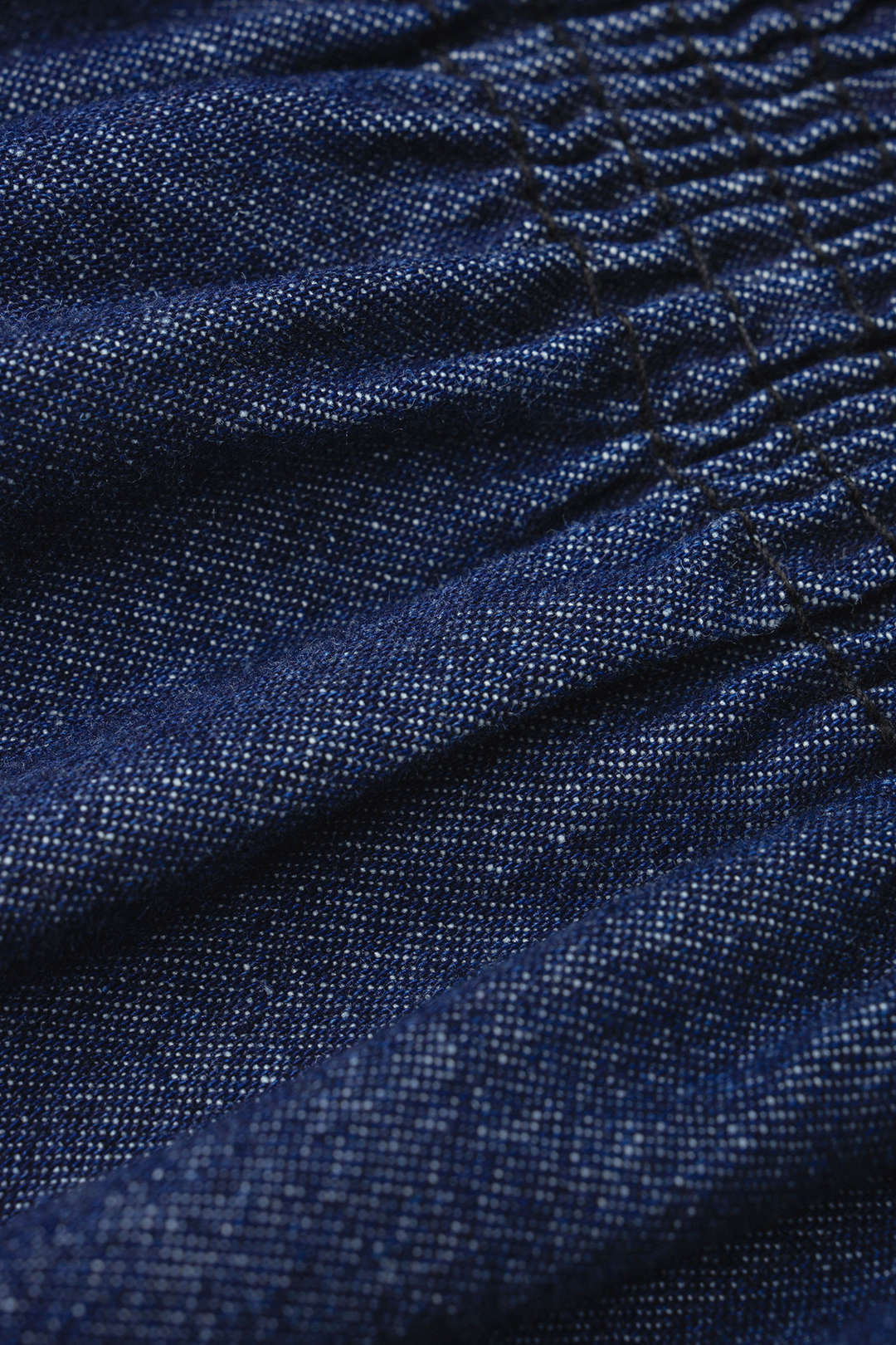 "Denim Bow Ruched Cami Top"