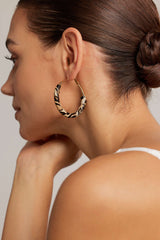 "Alloy Leopard Print Earrings"