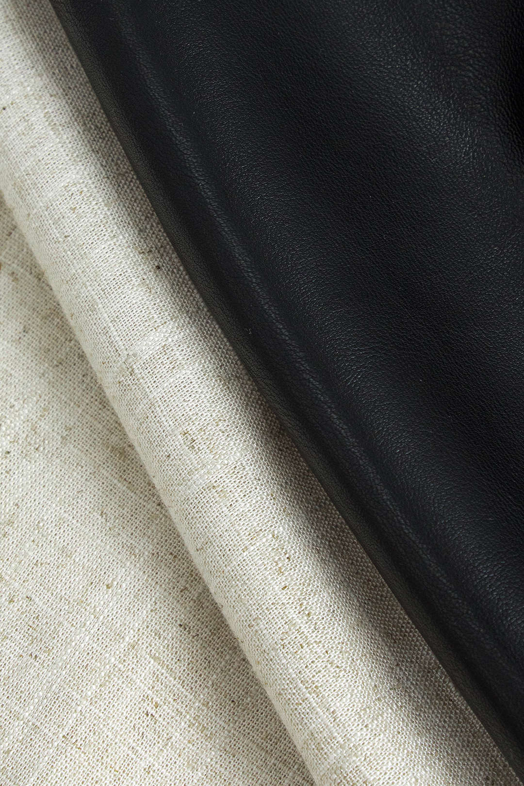 "Contrast Color Block Print Straight-leg Trousers"