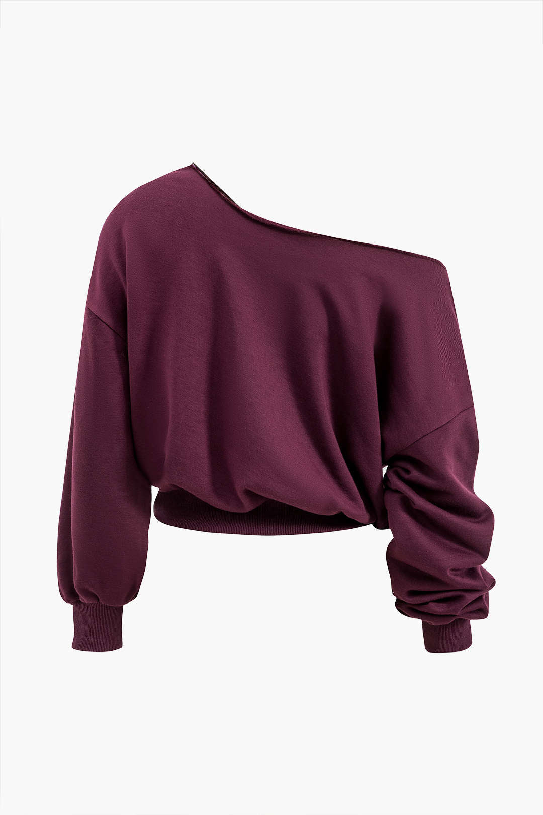 "Asymmetric Top And Pants Set"