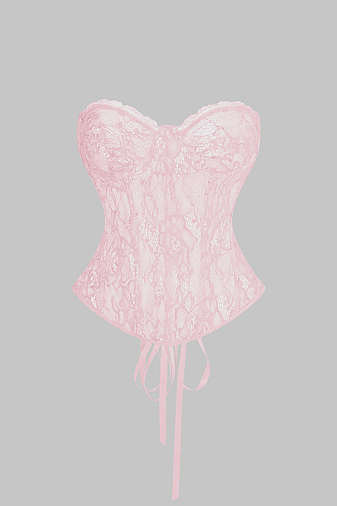 "Bustier Backless Tie Corset Top"
