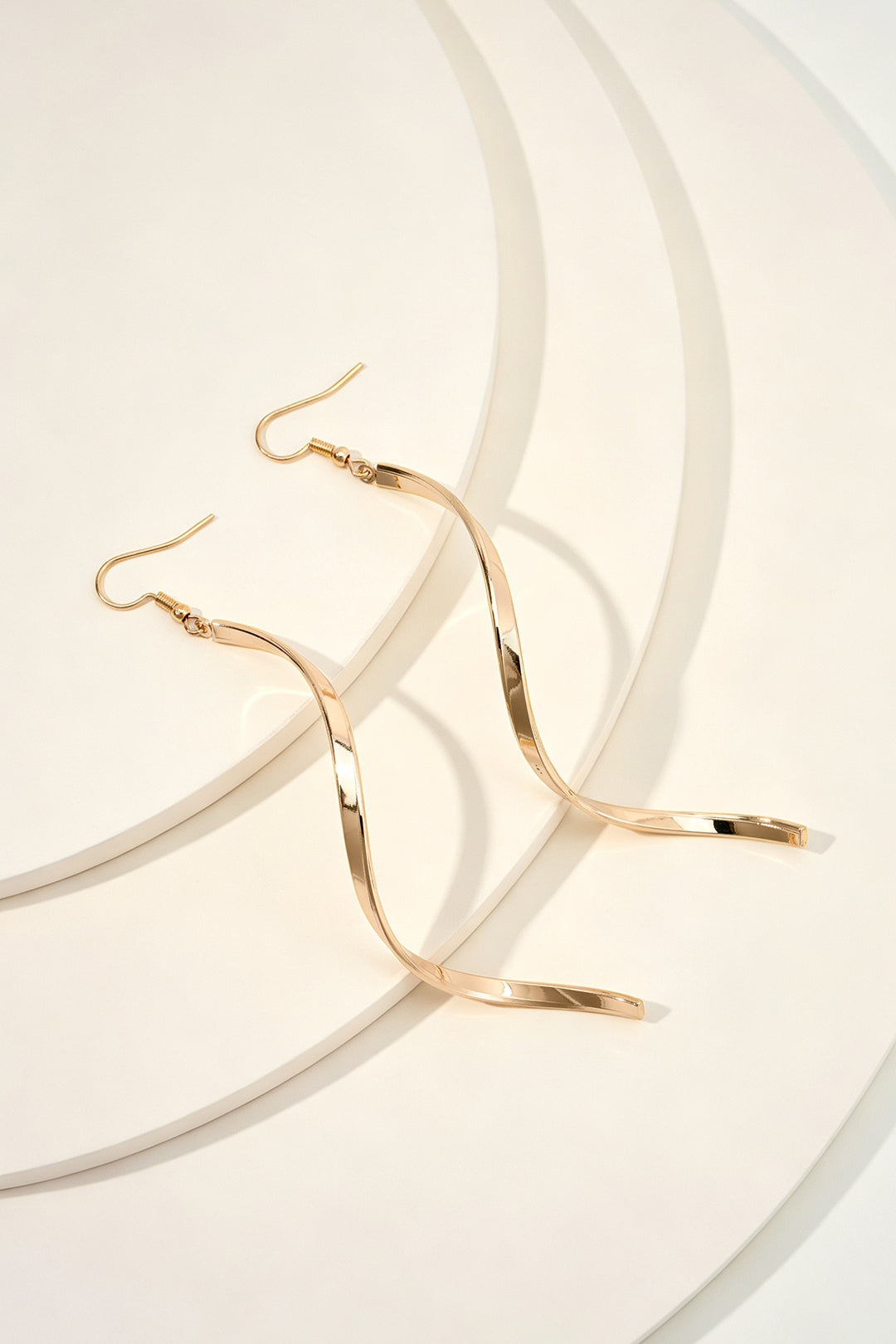 "Alloy Wavy Earrings"