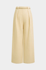 "Belted Wide Leg Pants"