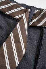 "Belted Barrel Trousers"