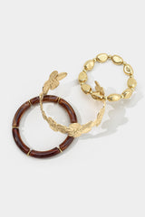 "Alloy Floral Beaded Bracelets"