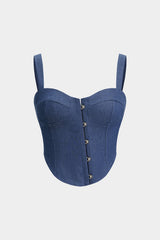 "Asymmetrical Cropped Cami Top"