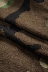"Camo Destroyed Cargo Shorts"