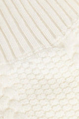 "Cable Knit Mini Skirt"