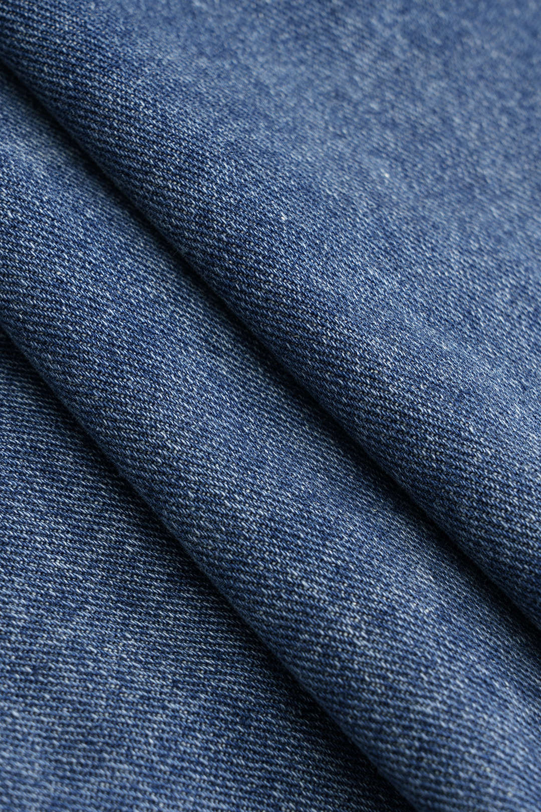 "Denim Asymmetrical Pocket Skirt"