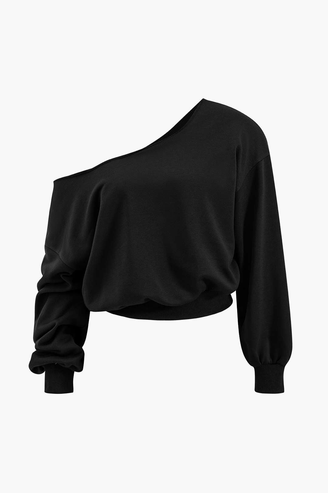 "Asymmetric Top And Pants Set"