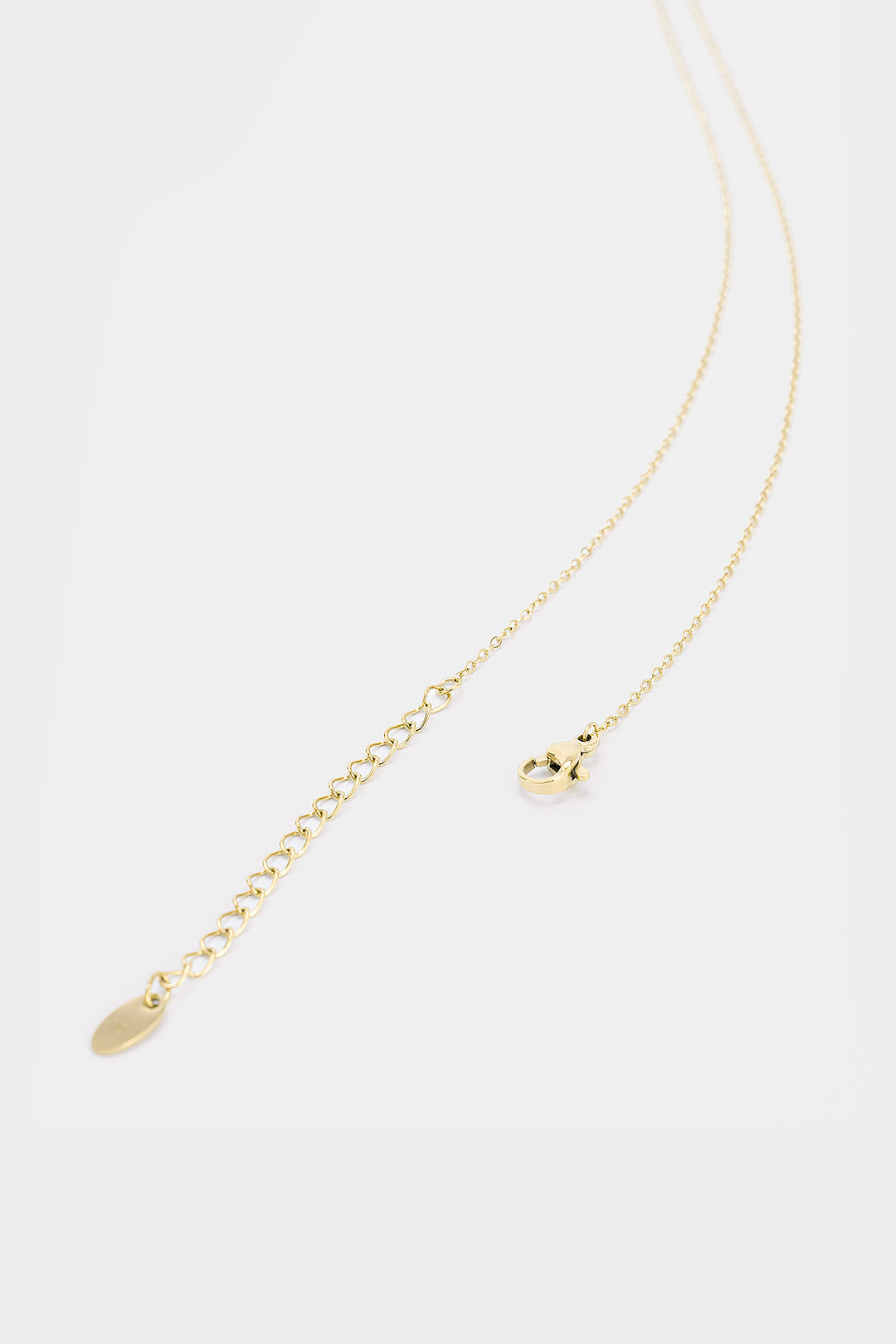 "Alloy Letter Necklace"