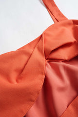 "Contrast Cut Out Twist Knot Sleeveless Jumpsuit"