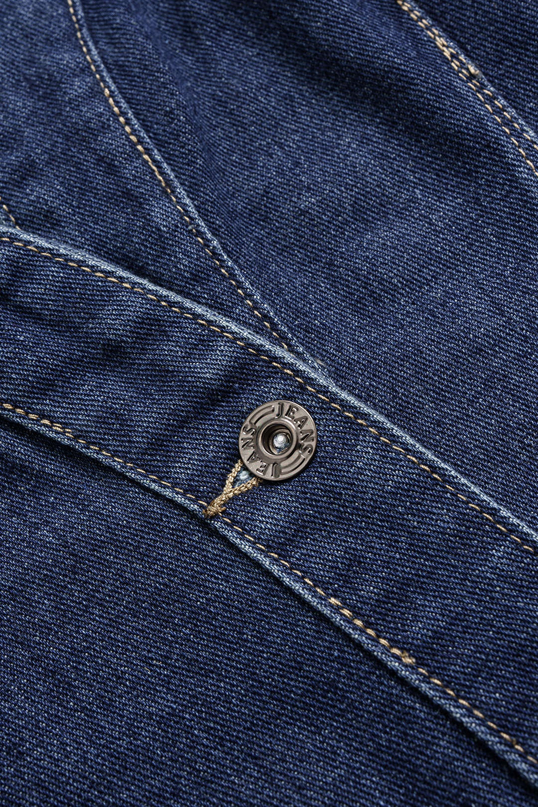 "Denim Crossed Tie-Back Asymmetrical Outerwear"