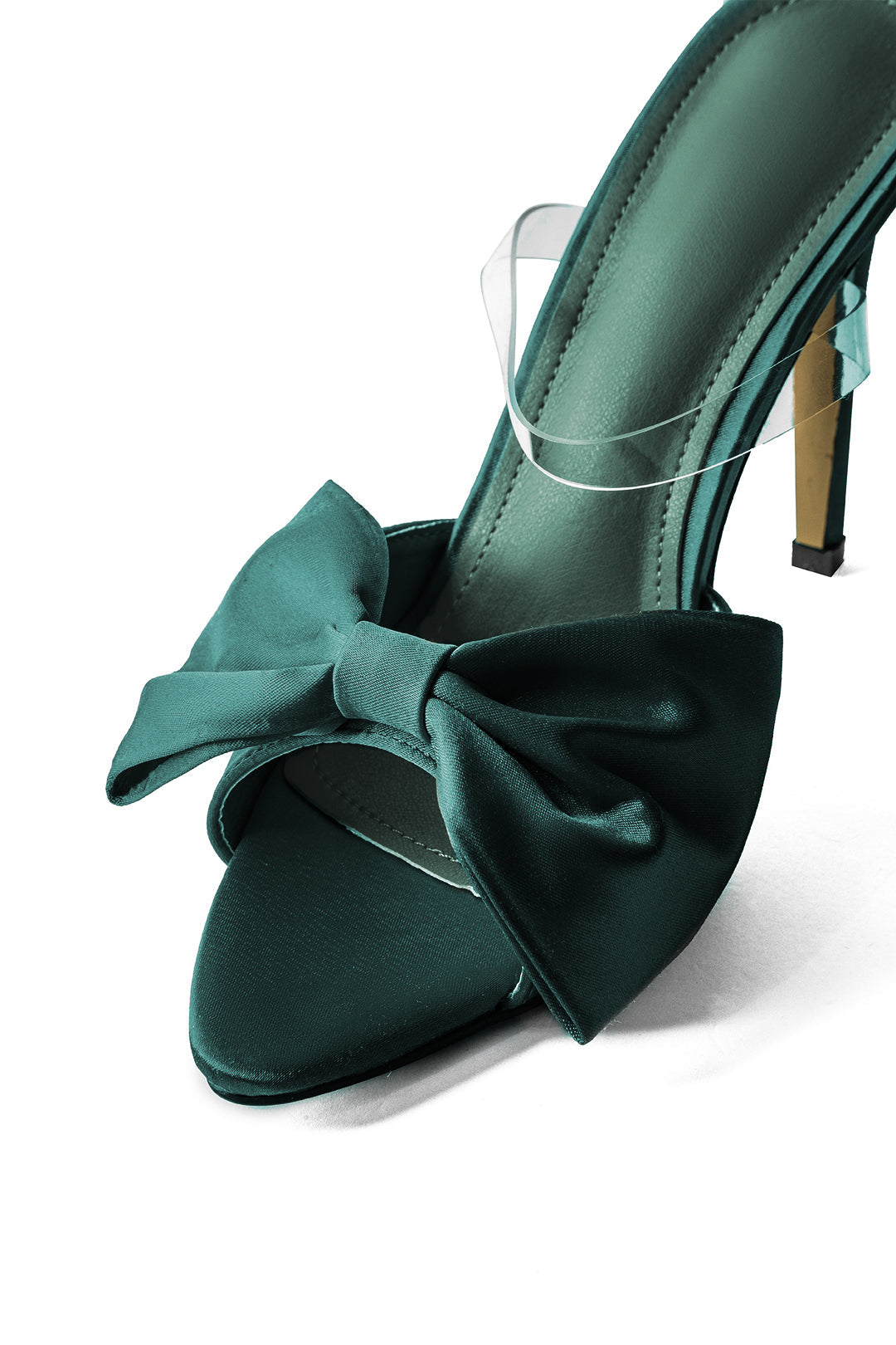 "Bowtie Slingback High Heels"