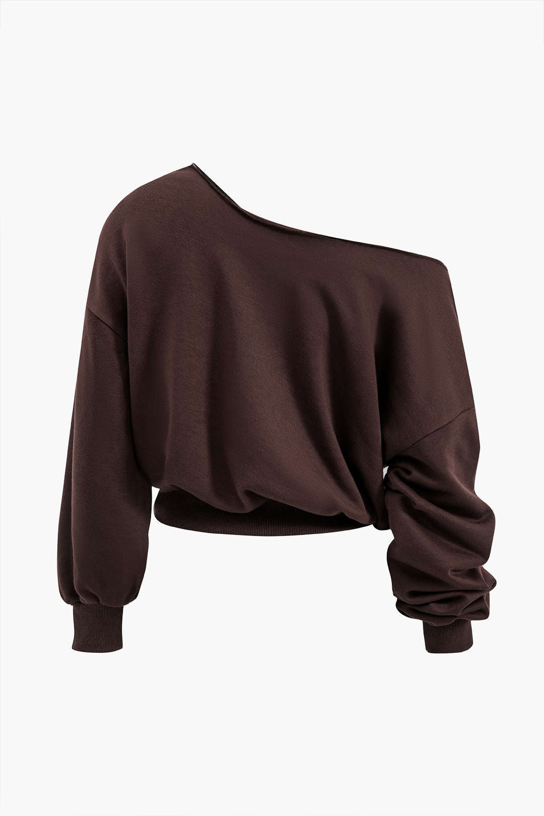 "Asymmetric Top And Pants Set"