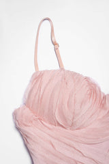 "Asymmetrical Ruched Cami Top"