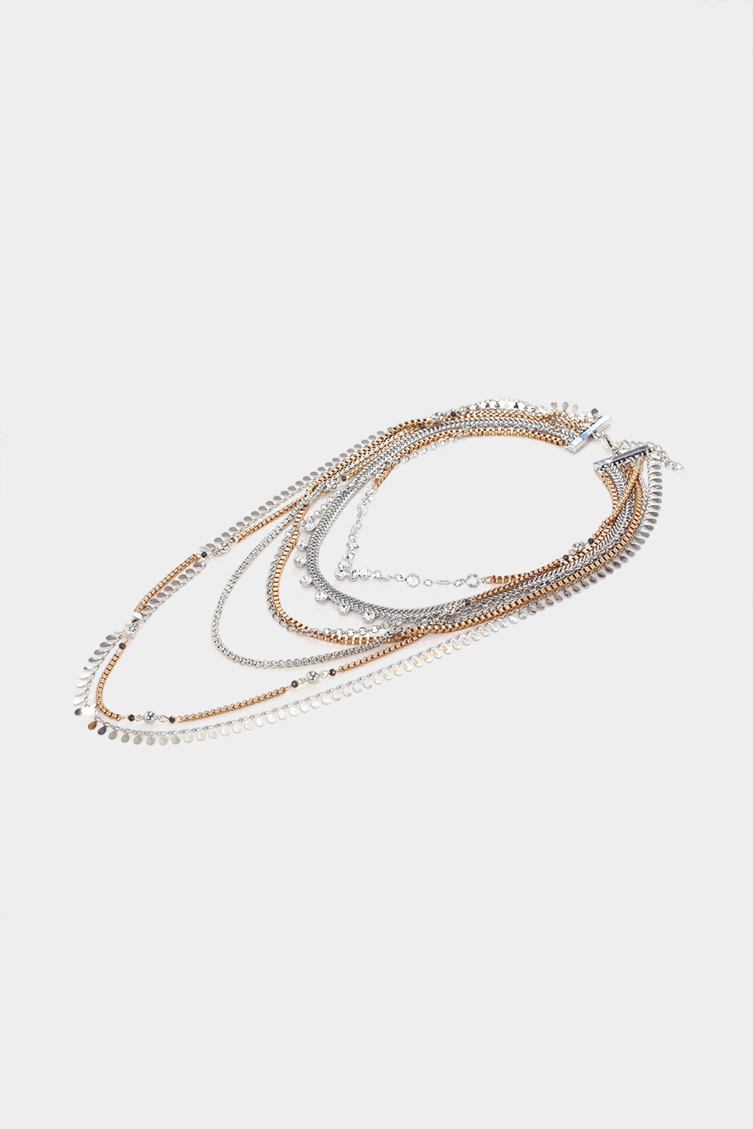 "Alloy Multi-Layer Necklace"