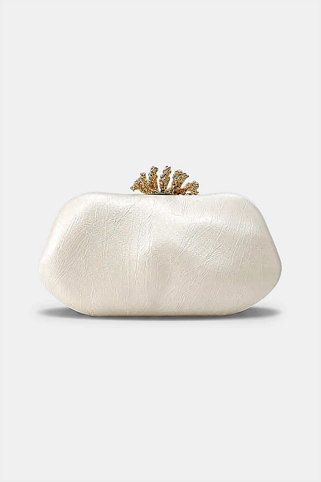"Alloy Irregular Clutch Bag"