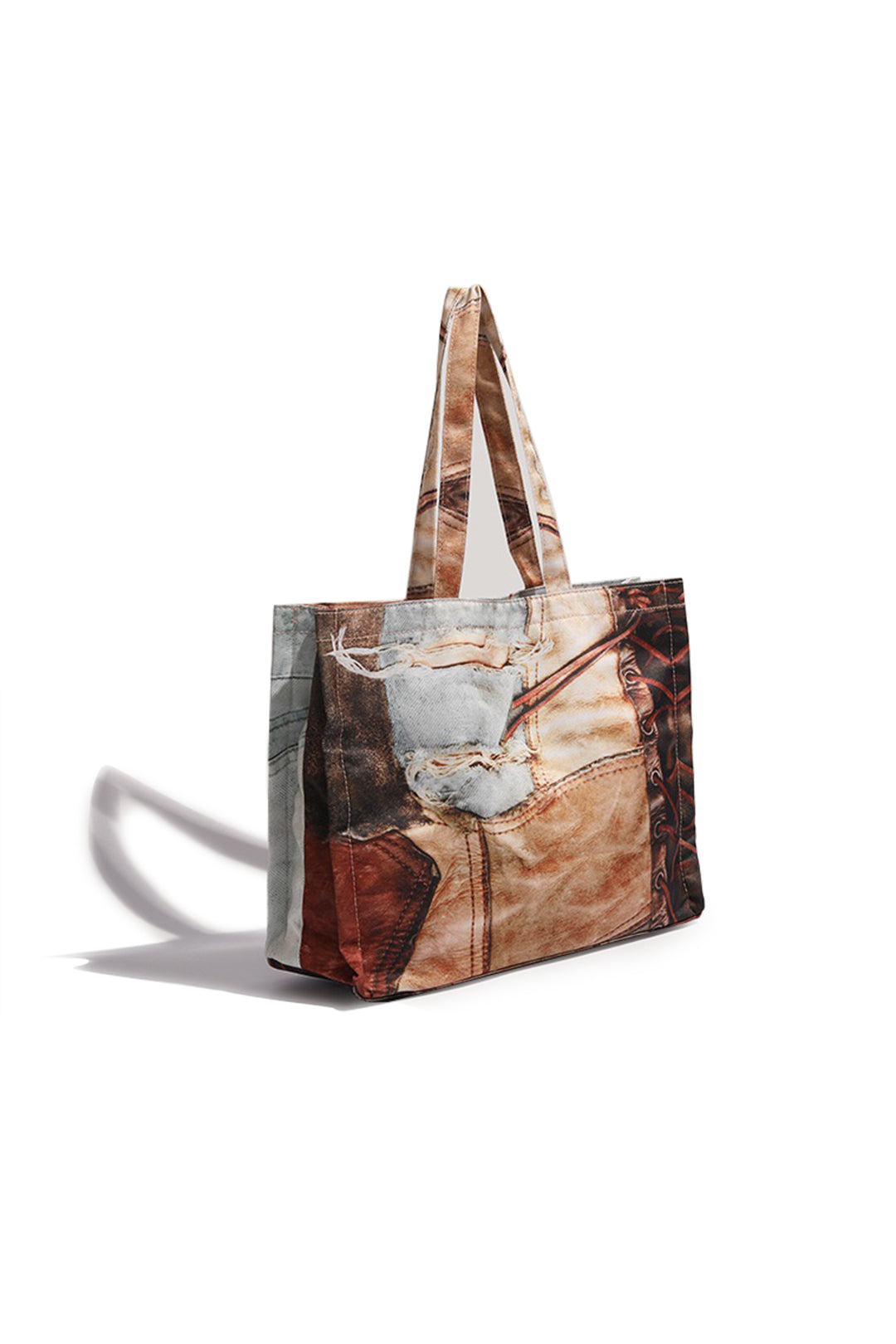 "Abstract Print Tote Bag"