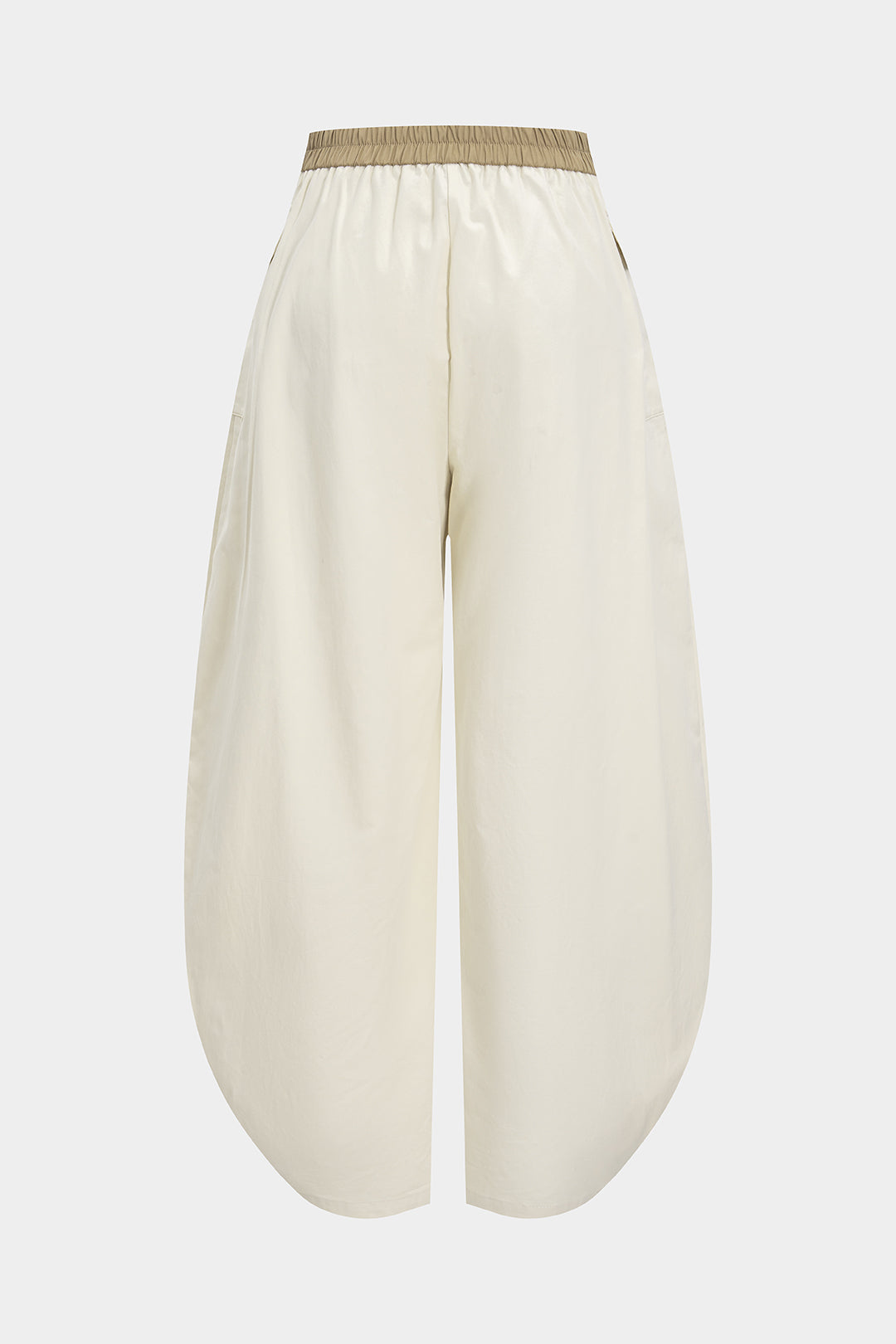 "Asymmetrical Button Wide Leg Trousers"