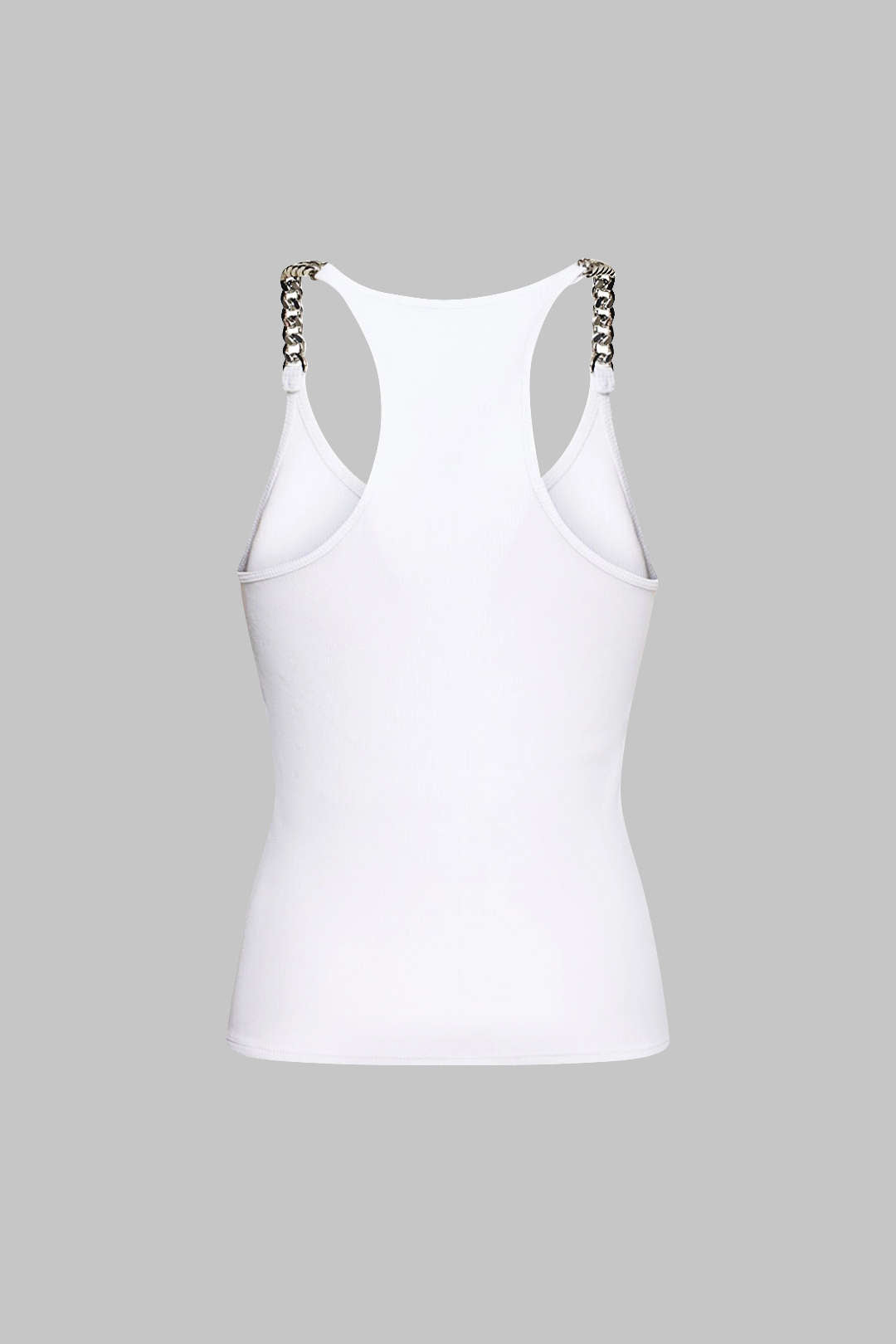 "Chain Decor Sleeveless Tank Top"