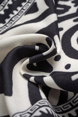 "Contrast Tribal Print Tube Top"