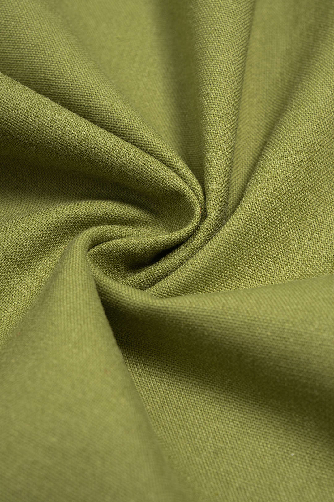 "Contrast Linen Asymmetrical Tie-Up Straight Leg Pants"