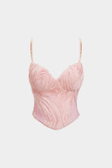 "Asymmetrical Ruched Cami Top"