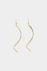 "Alloy Wavy Earrings"
