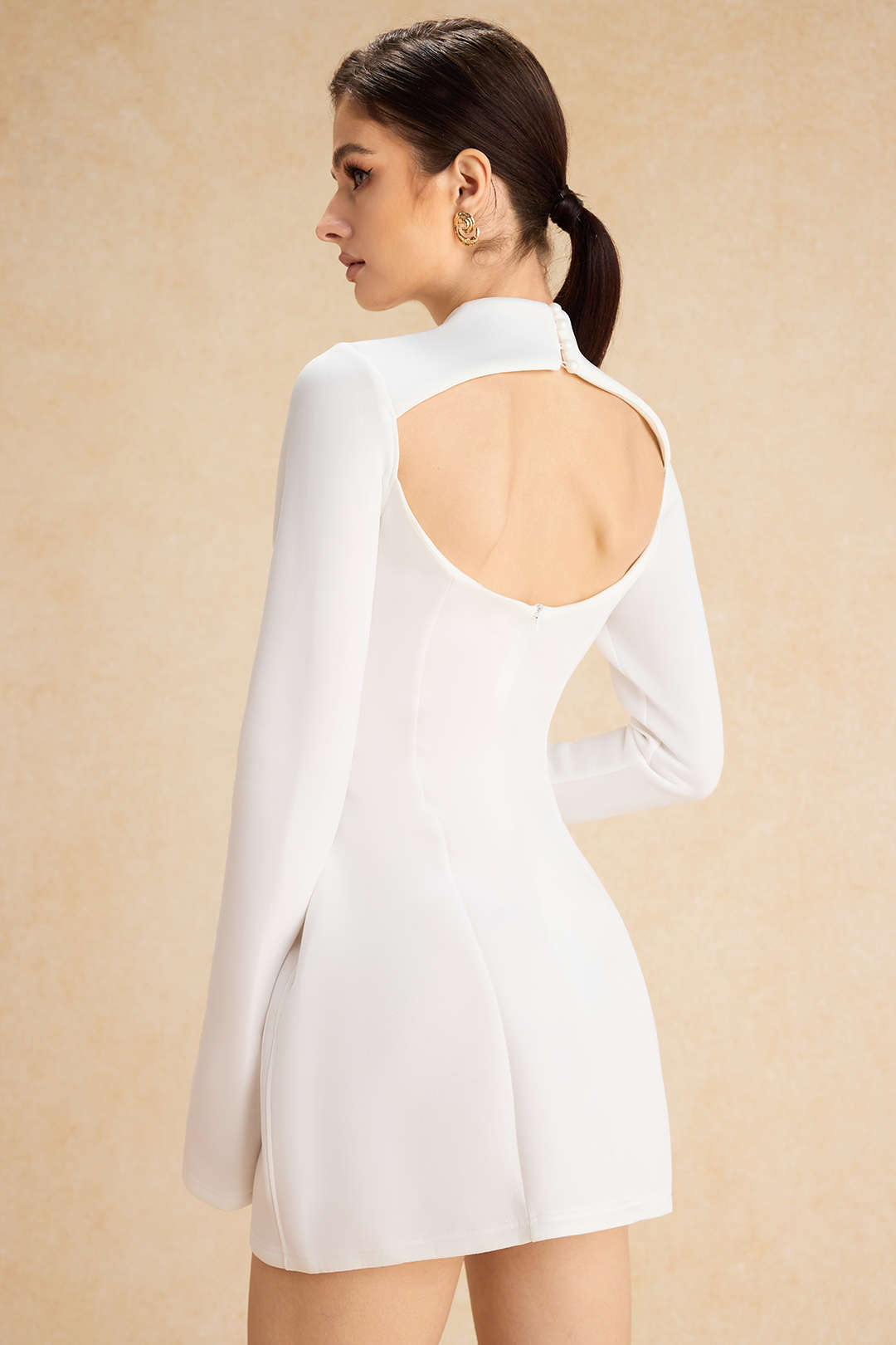"Backless Mini Dress"