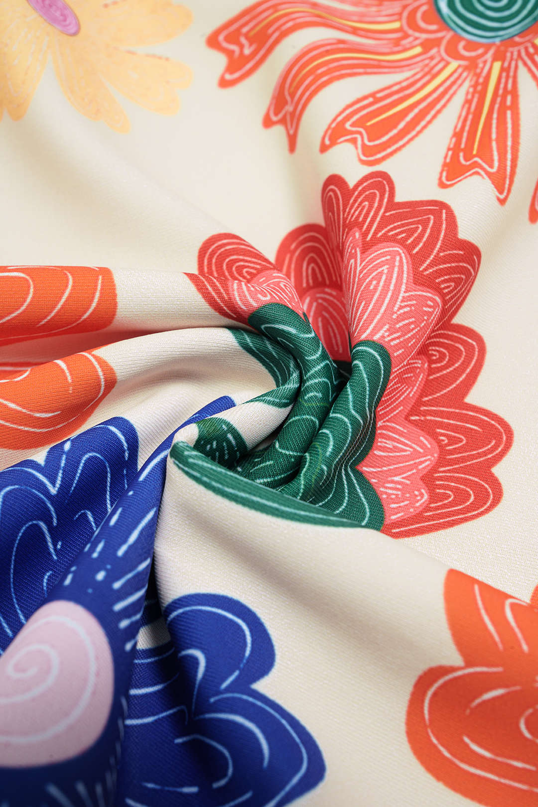 "Bohemian Print Tie-Up Bikini Set"