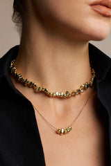 "Alloy Irregular Pendant Necklace"