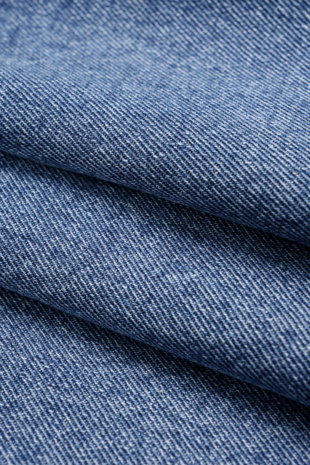 "Denim Asymmetrical Button Shorts"
