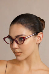 "Cat-Eye Frame Sunglasses"