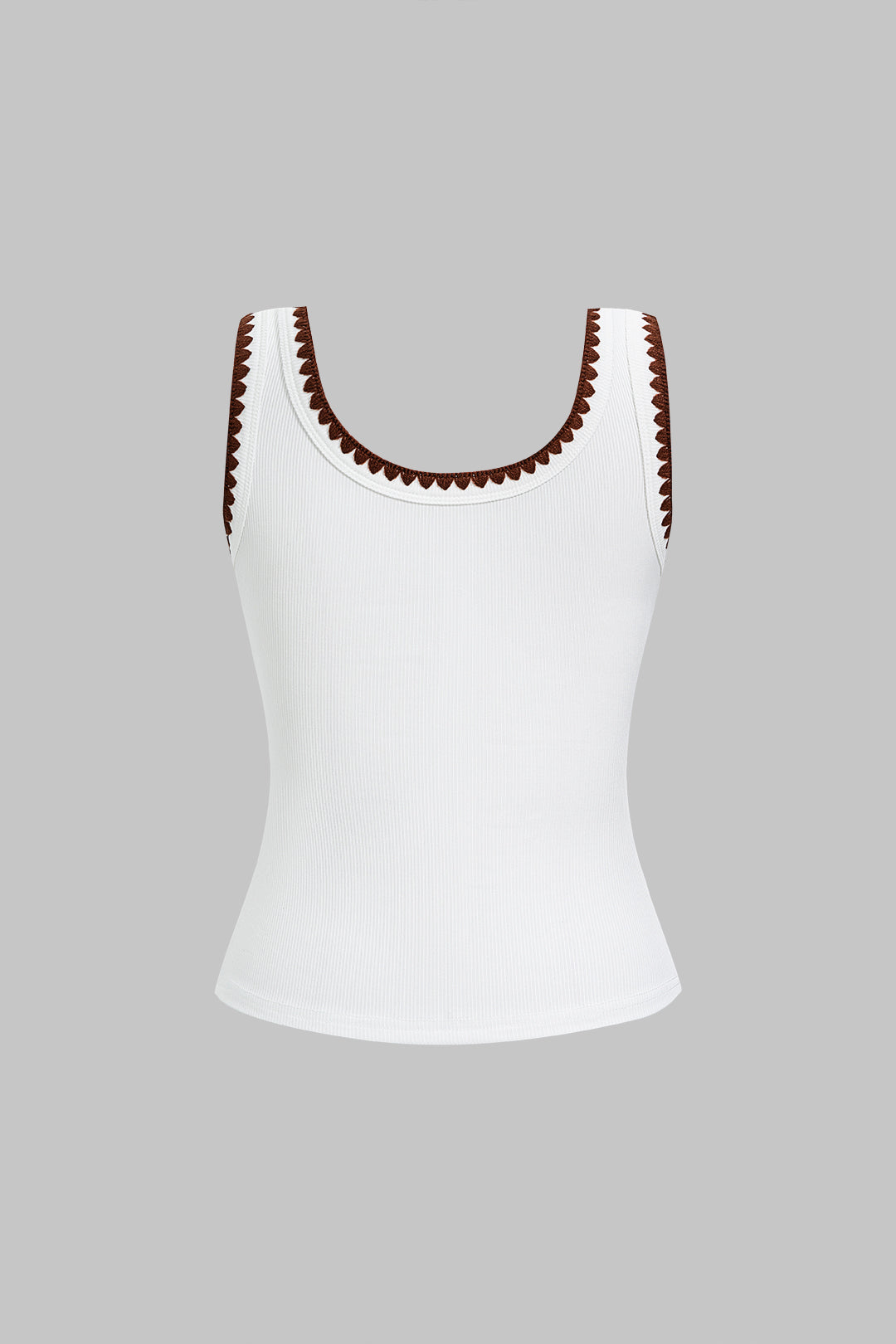 "Contrast Binding Tank Top"