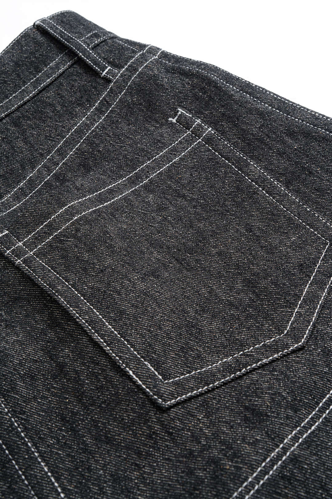"Denim Button Mini Skirt"