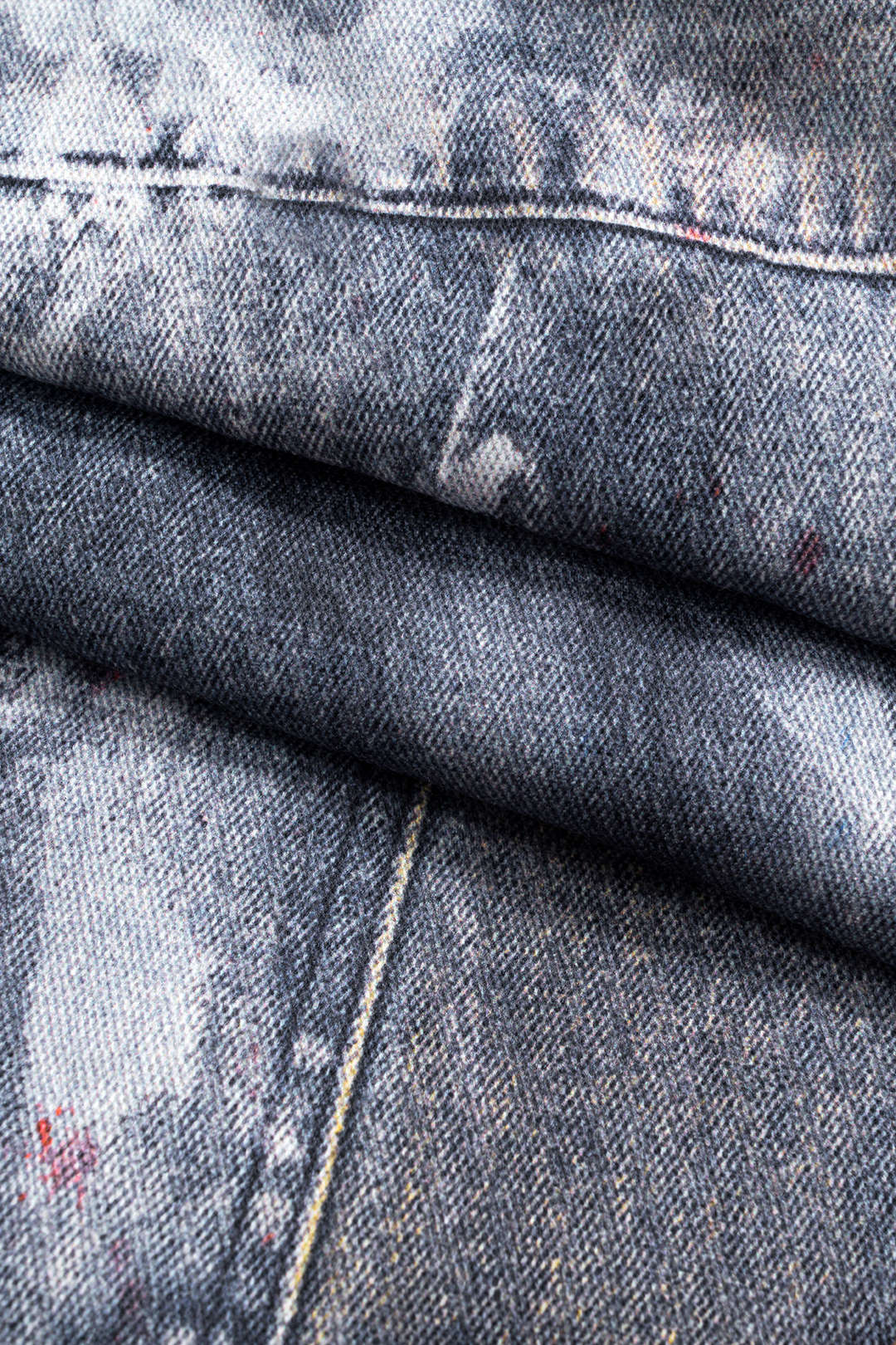 "Abstract Print Pocket Barrel Trousers"