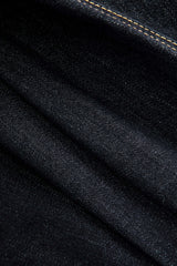 "Denim Metallic Button Outerwear"