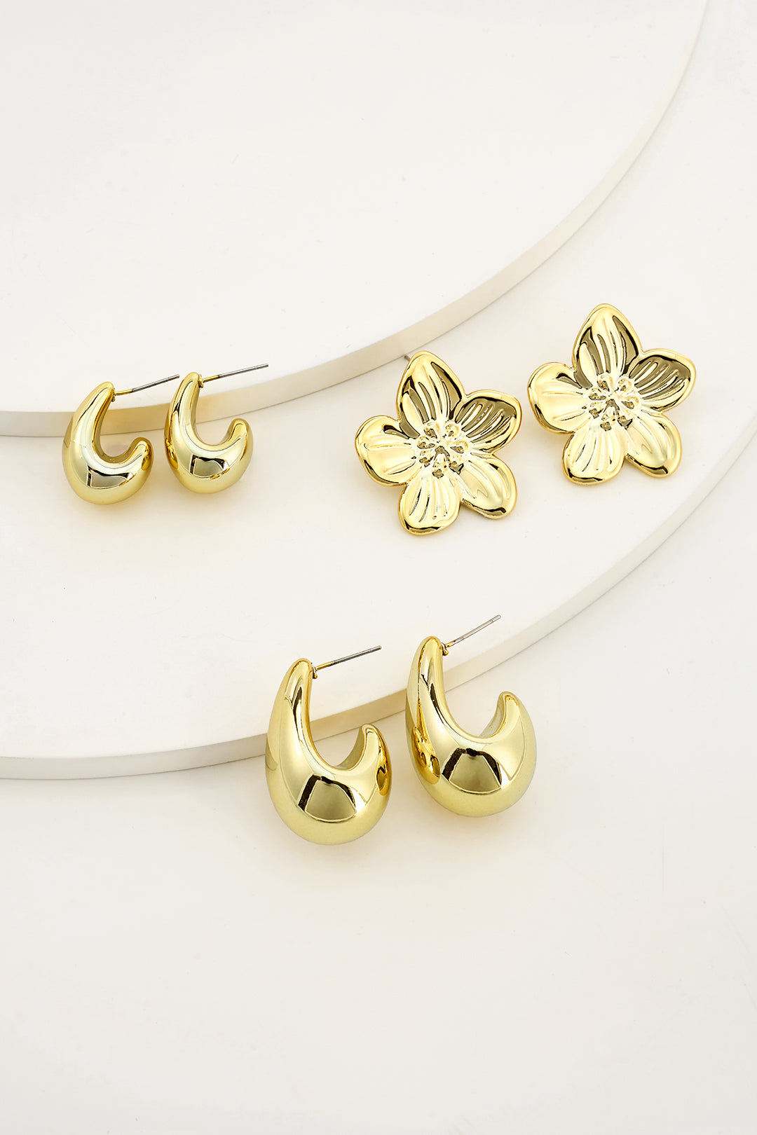 "Alloy Round Earrings"