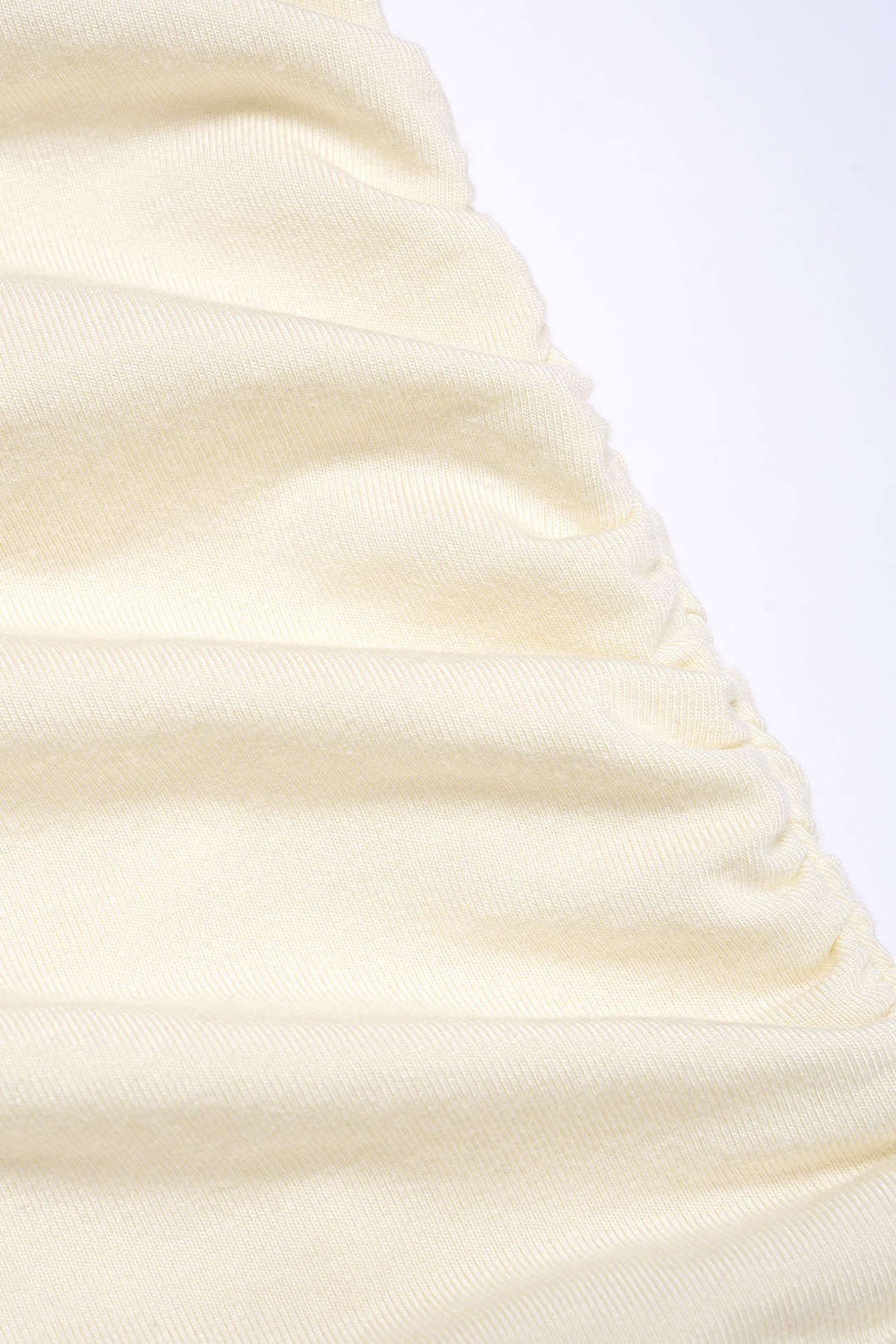 "Asymmetrical Ruched Sleeveless T-Shirt"