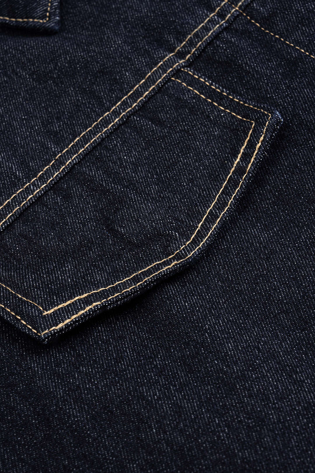 "Denim Belted Long Sleeve Shirt"