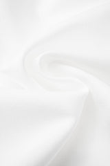 "Asymmetrical Draped Cowl Neck Short-Sleeve Shirt"