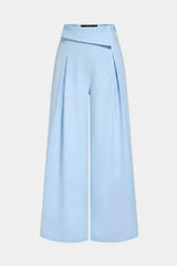 "Asymmetrical Wide Leg Pants"