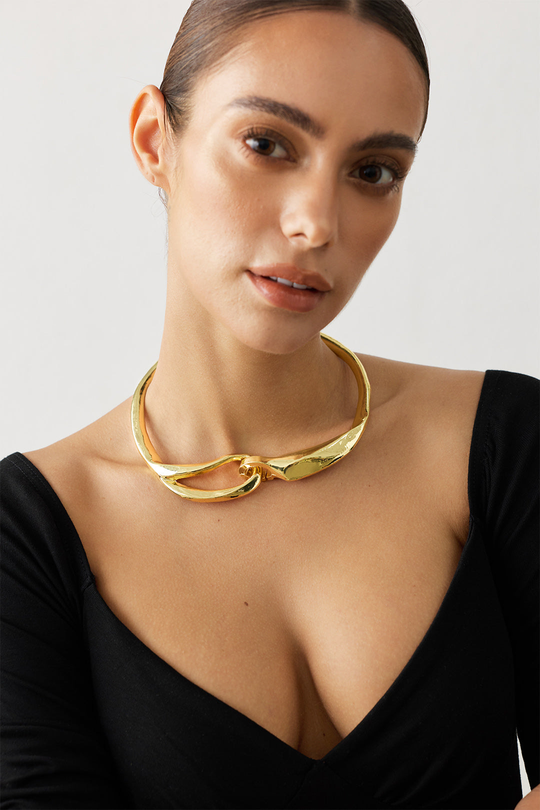 "Alloy Irregular Chain Necklace"